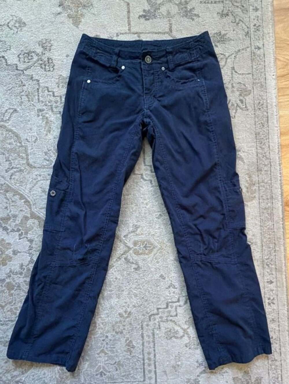 Kuhl Cargo Pants Size 2 Reg Blue Hiking Outdoor